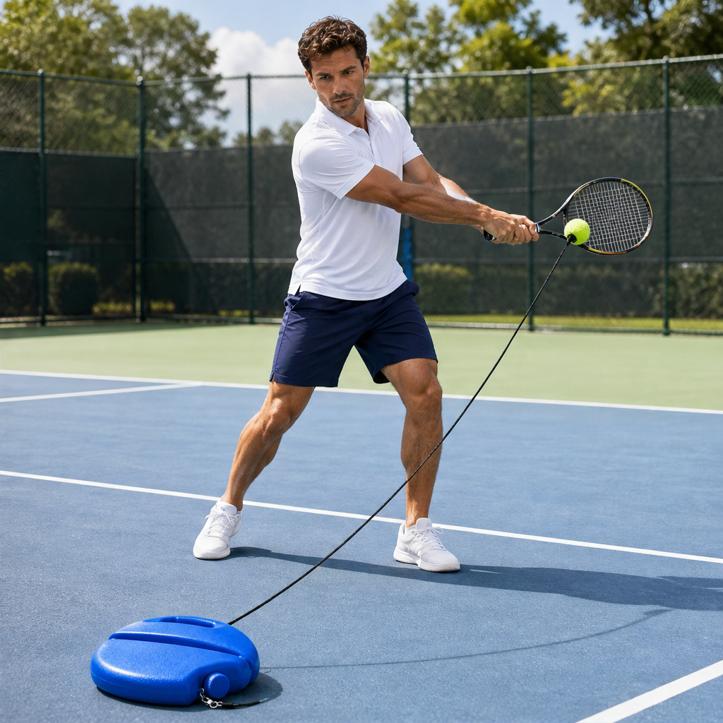 Rallywick – Continuous Ball Return Portable Tennis Rebound Trainer + 50% OFF lifestyle