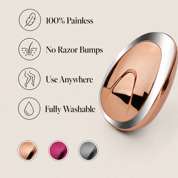 Silqbare – Painless Nano Glass Hair Remover, Reusable Crystal Epilator + 50% OFF features