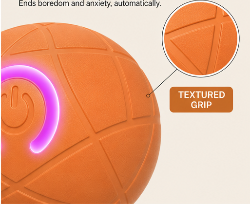 Romperoll – Auto-Bouncing Chew-Resistant Interactive Pet Ball + 50% OFF features