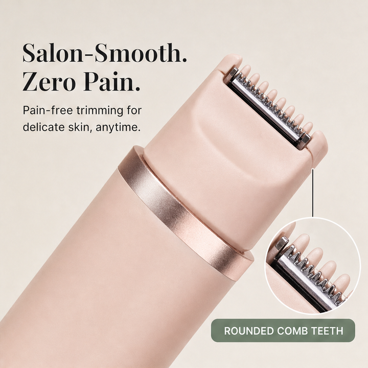 Petalique – Painless Dual-Head Cordless Bikini Trimmer + 50% OFF features