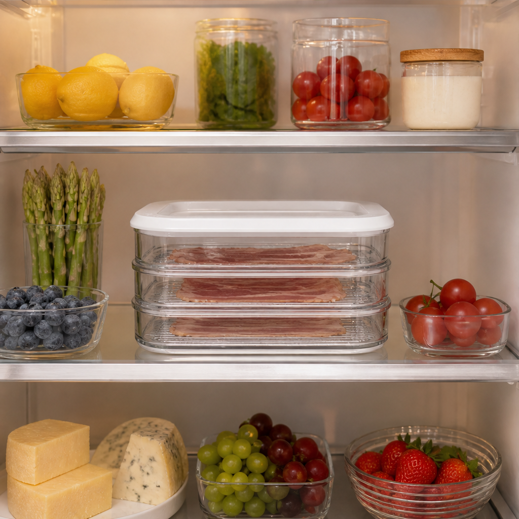Stackwell – Airtight Stacking Fridge Storage Containers with Lid + 50% OFF lifestyle