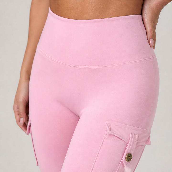 Flarelyn – High-Waist Flare Cargo Pocket Yoga Pants + 50% OFF lifestyle