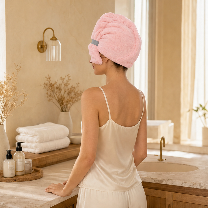 Wrapdry – Fast-Absorbing Secure-Band Hair Towel + 50% OFF lifestyle