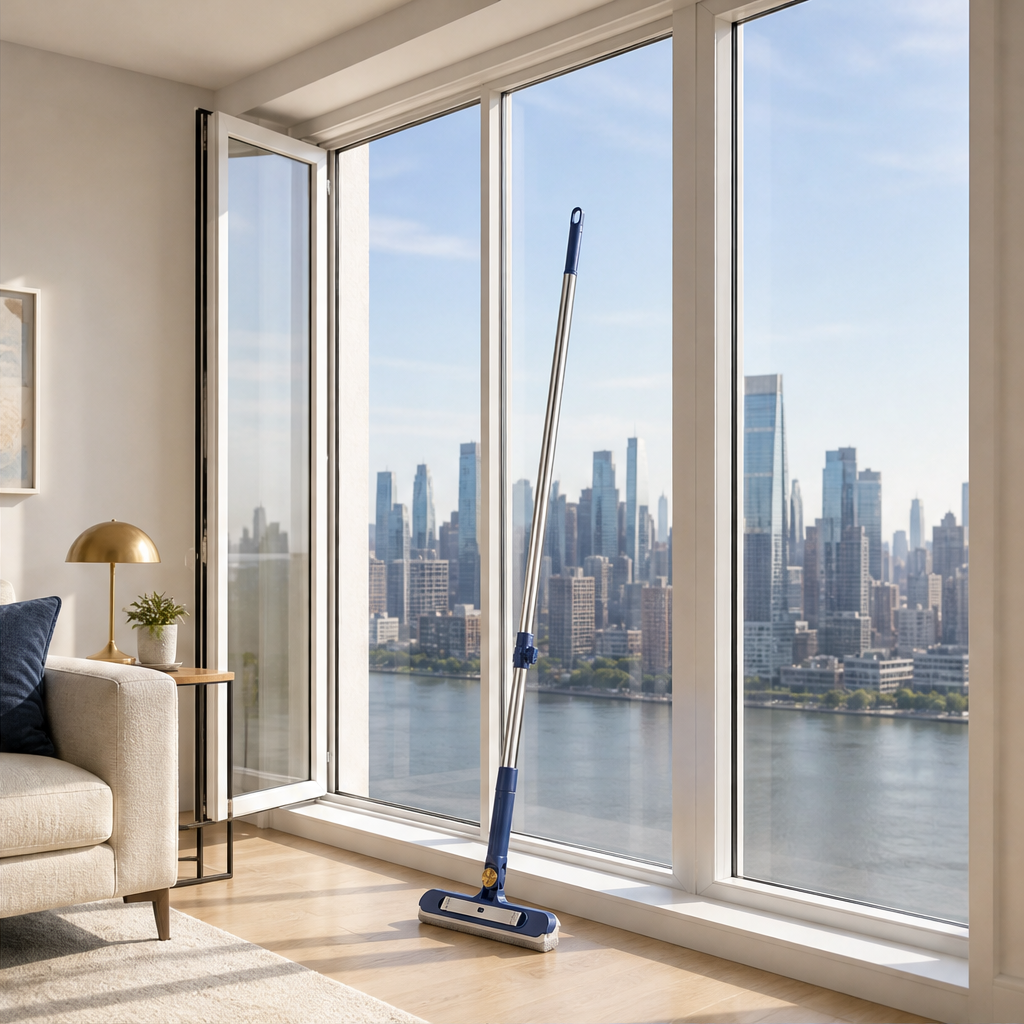 ClearReach – Extendable Double-Sided Sponge and Scraper Window Cleaner + 50% OFF lifestyle