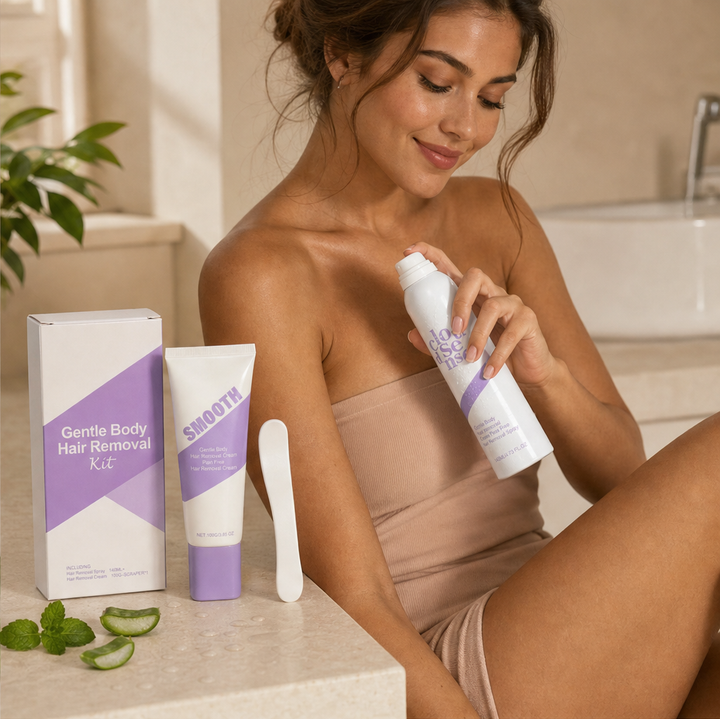 CloudSense – Pain-Free Bikini Hair Removal Cream &amp; Spray Kit + 1+1 FREE lifestyle