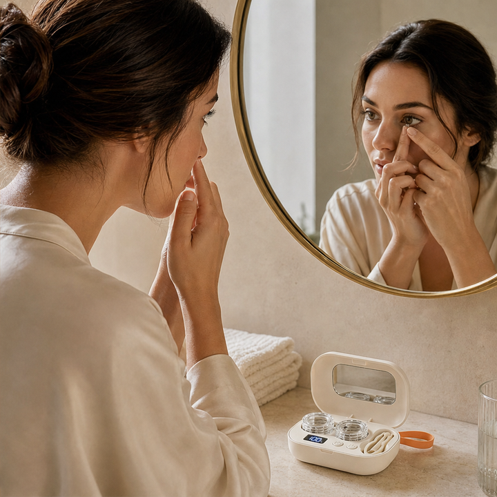 Clarivue – Sonic Deep-Clean Rechargeable Contact Lens Cleaner + 50% OFF lifestyle