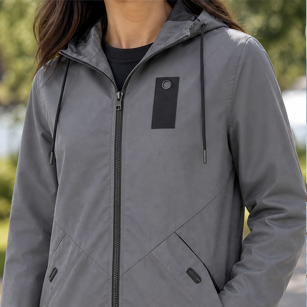 Marlowick – Water-Repellent Hooded Mid-Length Coat + 50% OFF lifestyle