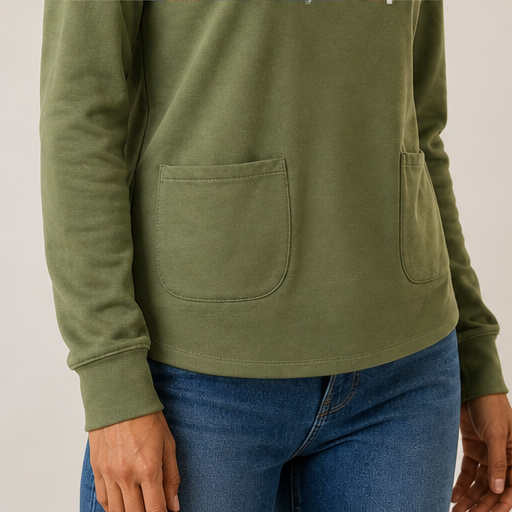 Wrenfold – Soft Jersey Knit Drawstring Hoodie with Front Pockets + 50% OFF lifestyle