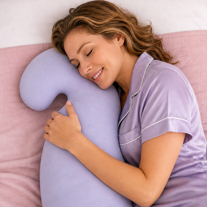 Cradleluxe – Full-Body Curve Support Pillow with Washable Cover + 50% OFF lifestyle