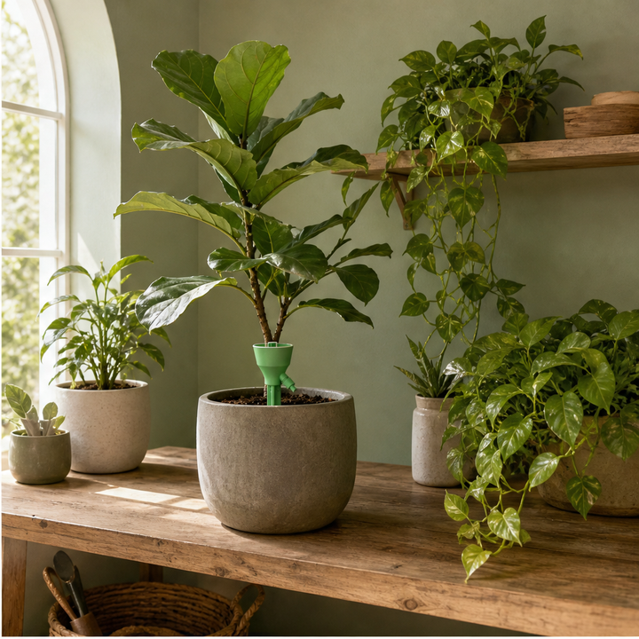 Driptera – Adjustable Flow Self-Watering Bottle Dripper + 50% OFF lifestyle