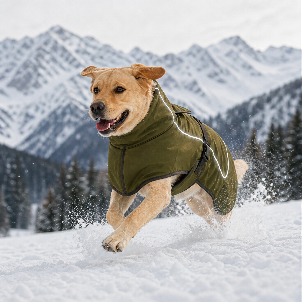 Thermapaw – Waterproof Cotton-Padded Winter Coat for Medium &amp; Large Dogs + 50% OFF lifestyle