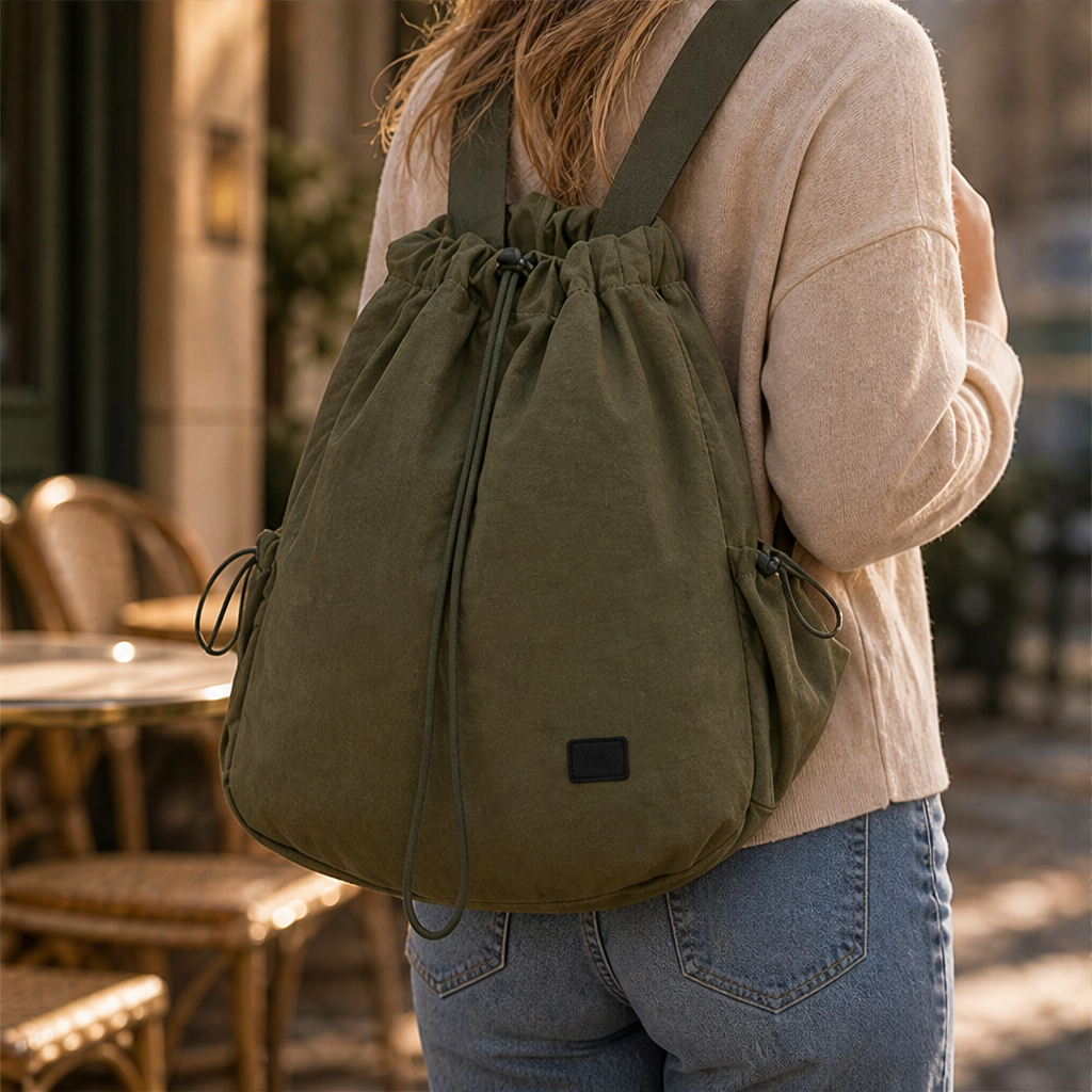 Cordelli – Slouchy Three-Way Drawstring Tote Backpack + 50% OFF lifestyle