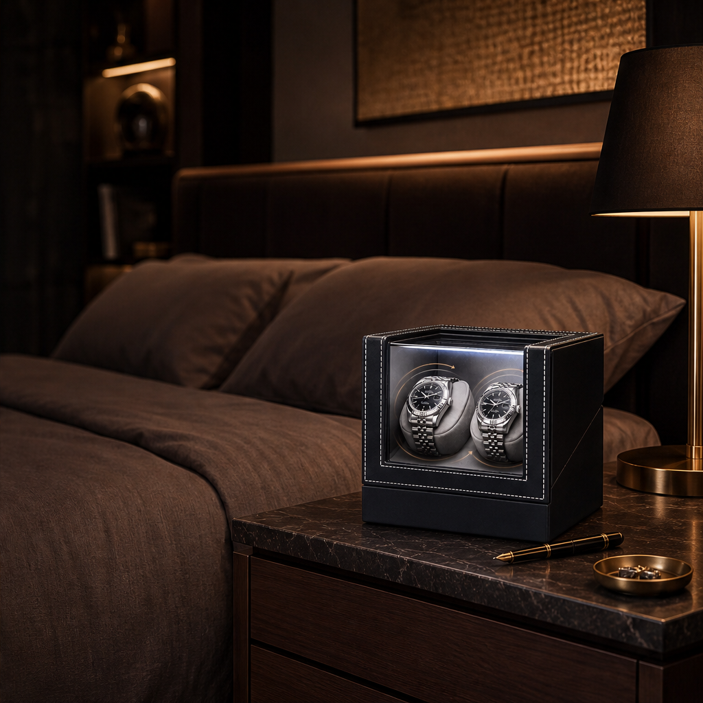 Rotarque – Silent Dual-Rotation Automatic Watch Winder Box + 50% OFF lifestyle
