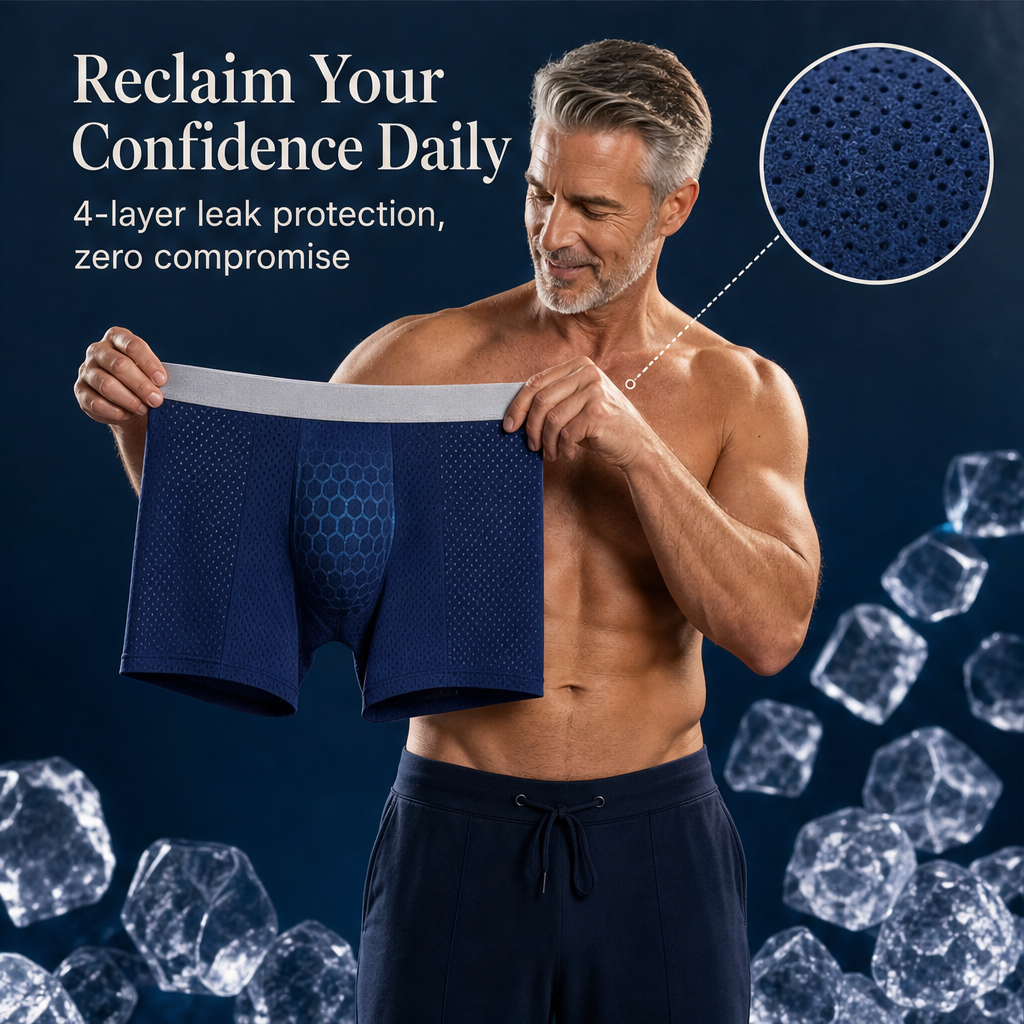 AirFlex – Leakproof 4-Layer Cooling Mesh Men&