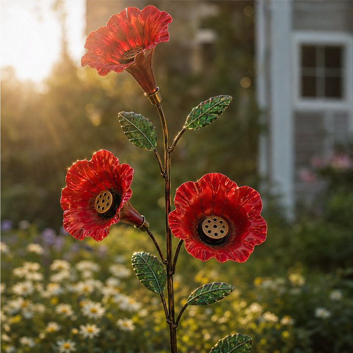 Larkspur &amp; Wren – Hand-Painted Hummingbird Feeder Garden Stake + 50% OFF lifestyle