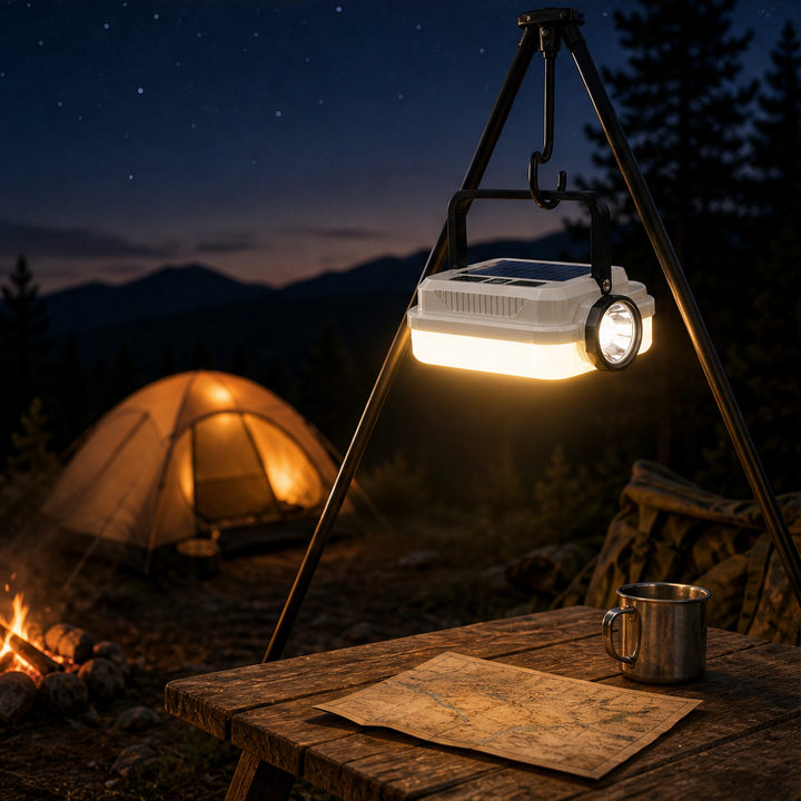 Sunwarden – Solar Rechargeable LED Camping Lantern with Power Bank + 50% OFF lifestyle
