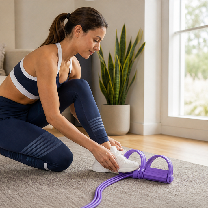 Pullforge – Four-Tube Resistance Pedal Trainer for Home Workouts + 50% OFF lifestyle
