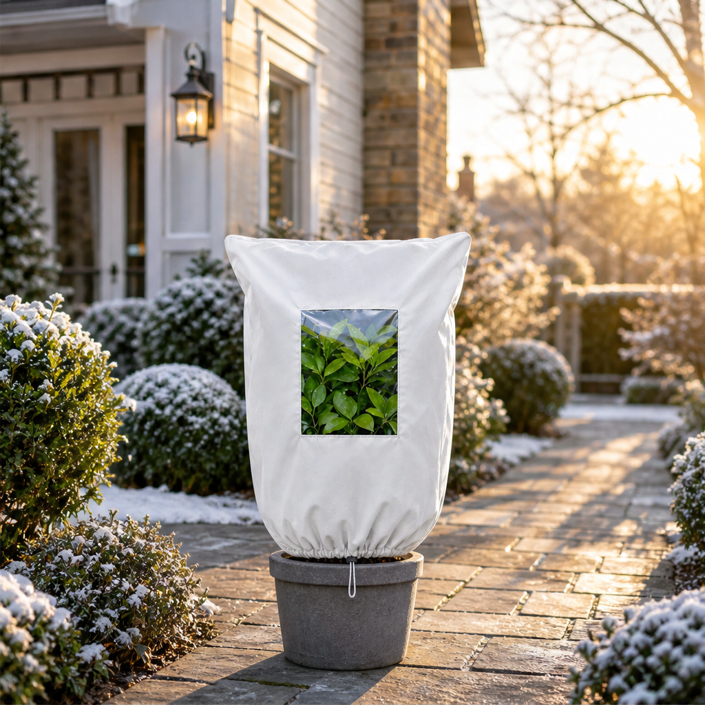 Frostshield – Breathable Zip-Up Winter Cover for Shrubs and Potted Trees + 50% OFF lifestyle