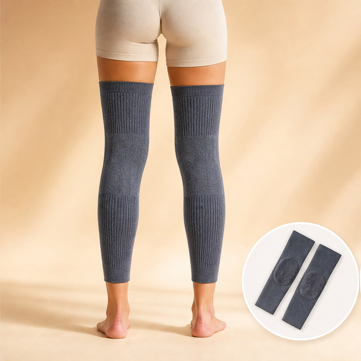 Warmglide – Fleece-Lined Thermal Compression Knee Sleeves + 50% OFF lifestyle