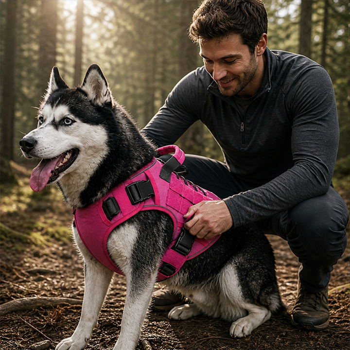 Steadfang – Reinforced Oxford Fabric Dog Harness Vest with Grab Handle + 50% OFF lifestyle