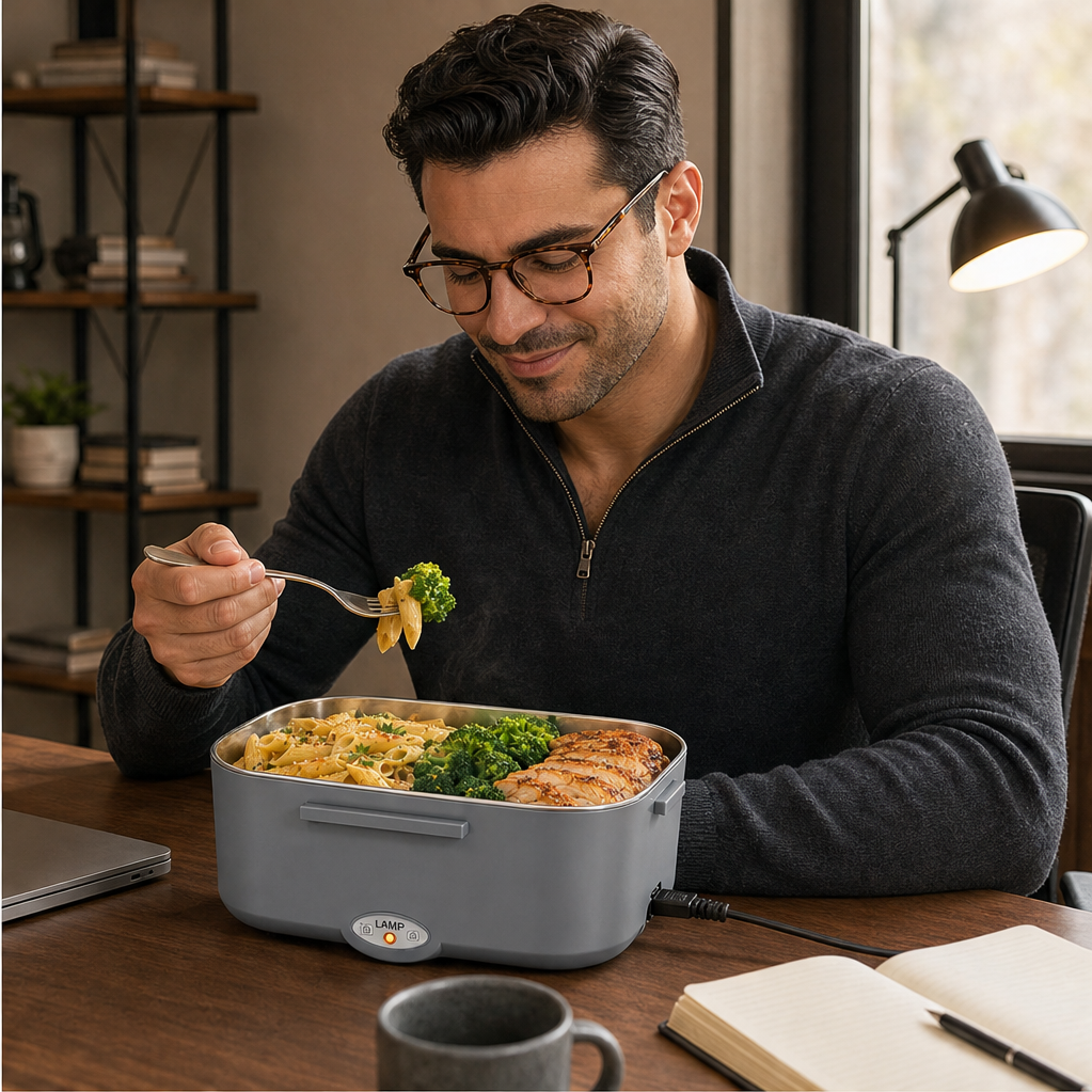 Warmora – 3-in-1 Portable Electric Lunch Warmer with Steam Vent + 50% OFF lifestyle
