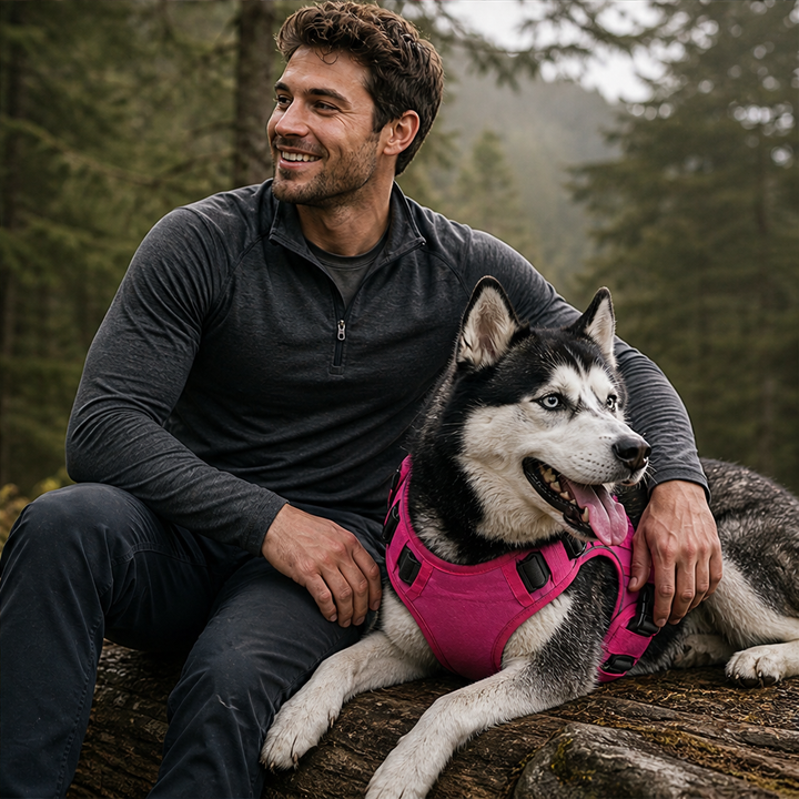 Steadfang – Reinforced Oxford Fabric Dog Harness Vest with Grab Handle + 50% OFF lifestyle