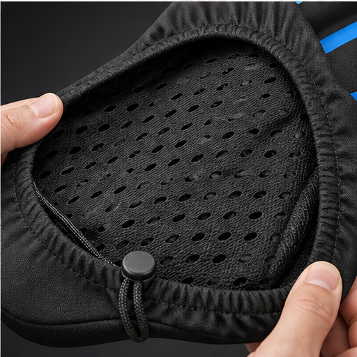 CushRide – Shock-Absorbing Gel Bike Saddle Cover lifestyle