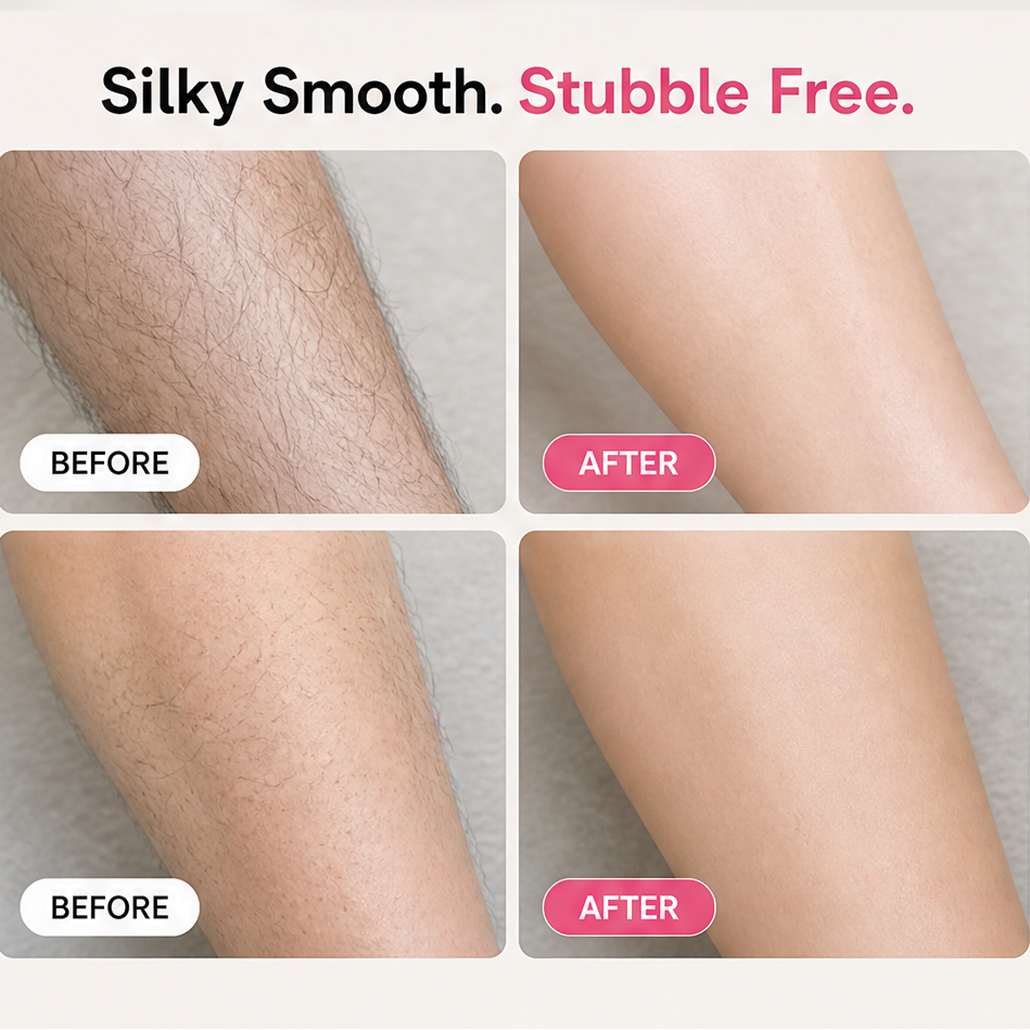 Velvao – Fast-Acting No-Stubble Hair Removal Mousse + 1+1 FREE features