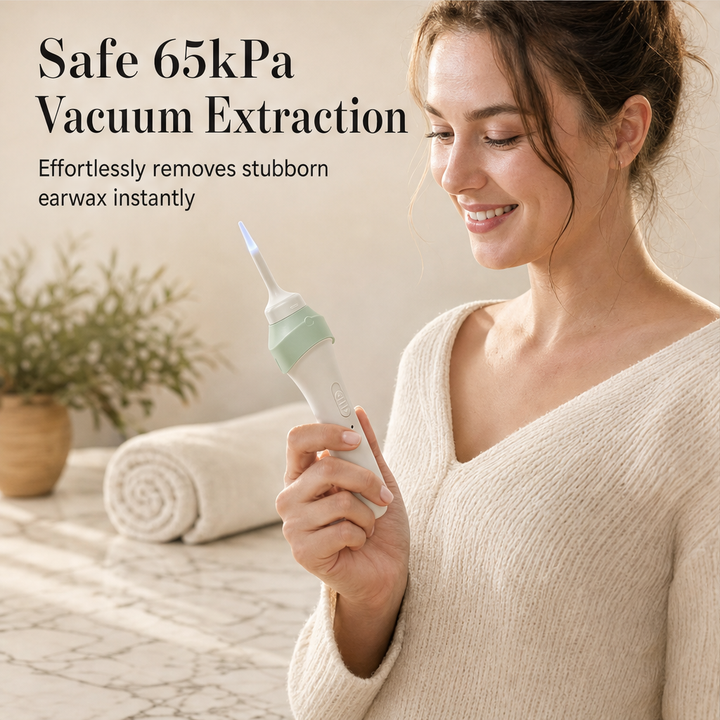 Glowlobe – LED-Guided Gentle Suction Ear Cleaner + 50% OFF features