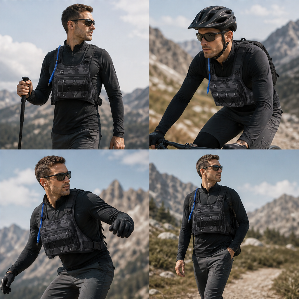 Trailfix – No-Bounce Hydration-Ready Cycling Chest Bag + 50% OFF lifestyle