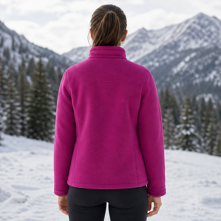 Sherpelle – Sherpa-Lined Reversible Mock Neck Zip Jacket + 50% OFF lifestyle
