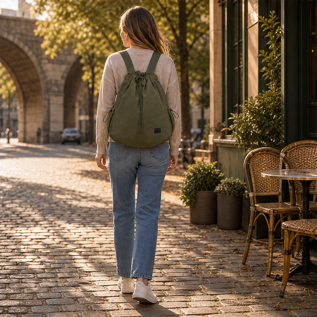 Cordelli – Slouchy Three-Way Drawstring Tote Backpack + 50% OFF lifestyle