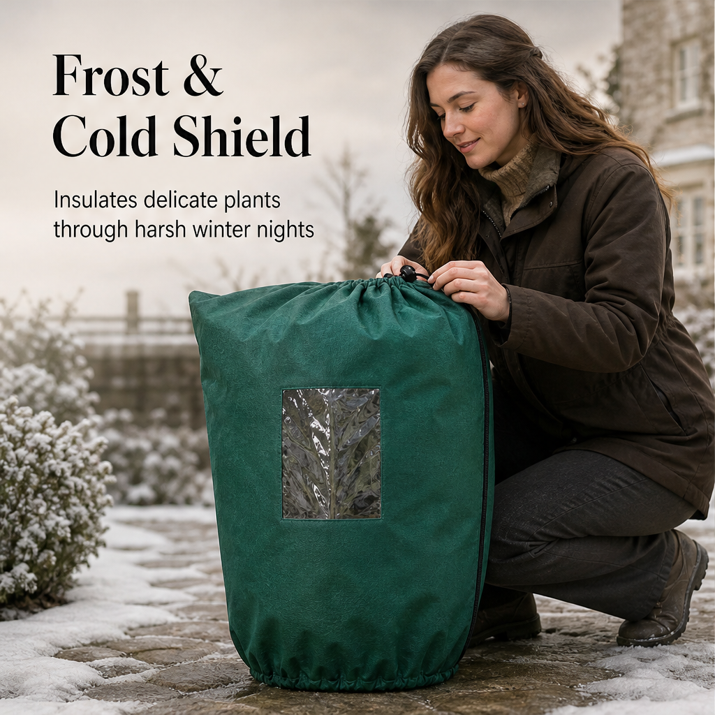 Frostholt – Frost-Proof Cover with See-Through Window for Plants + 50% OFF features