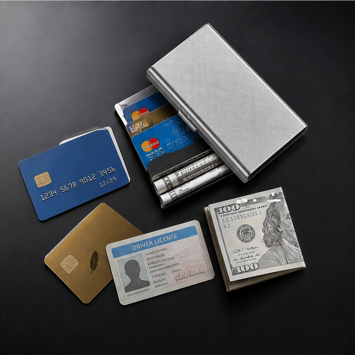 Shieldwick – RFID-Blocking Stainless Steel Card Holder + 50% OFF lifestyle