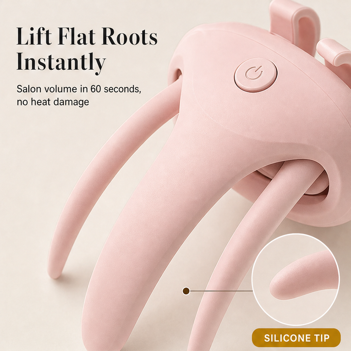 Crownlift – Rechargeable Heated Root Volumizer Clip + 50% OFF features