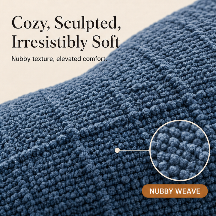 Bowveille – Sculptural Chenille Bow Throw Pillow with Insert + 50% OFF features