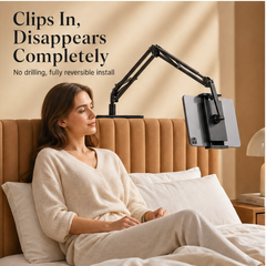 Armlyn – Hands-Free Hidden Mattress Base Tablet Stand + 50% OFF
