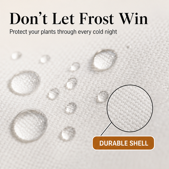 Frostshield – Breathable Zip-Up Winter Cover for Shrubs and Potted Trees + 50% OFF features