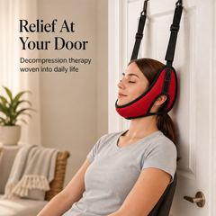 Cervalign – Adjustable Over-Door Cervical Traction Neck Cushion + 50% OFF