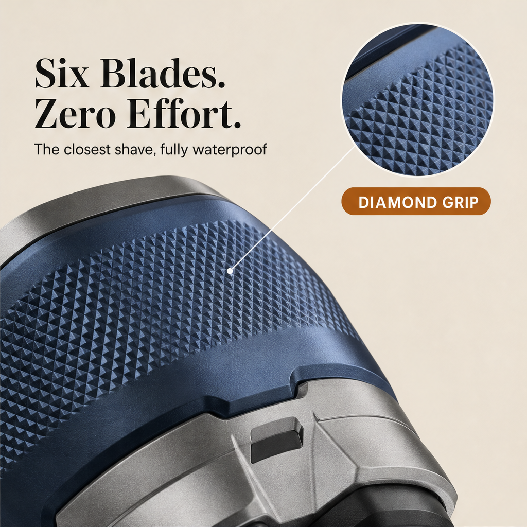 Contoura – 6-Blade Waterproof Head Shaver Kit + 50% OFF features