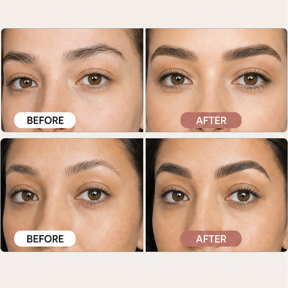 ArchLine – Adjustable 12-Shape Eyebrow Stencil Kit with Headband + 1+1 FREE features
