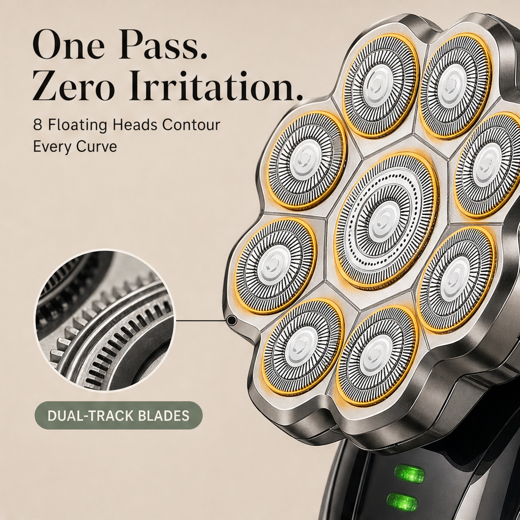 Contourix – 360° Floating Head Washable Shaving Kit for Men + 50% OFF features