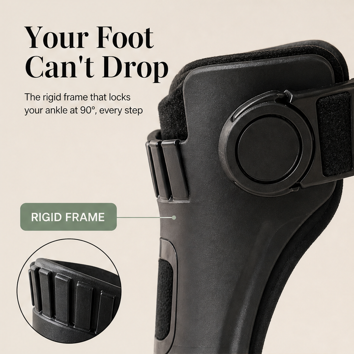 Steplock – Inflatable Liner, Ergonomic Support Foot Drop Brace + 50% OFF features