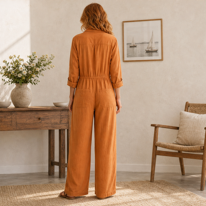 Fieldbury – Relaxed Wide-Leg Cargo Jumpsuit + 50% OFF lifestyle