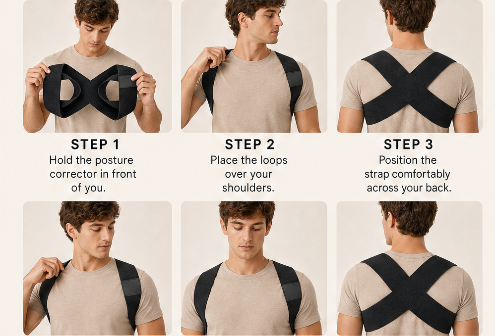 Alignora – Figure-8 Adjustable Back Posture Corrector + 50% OFF detail