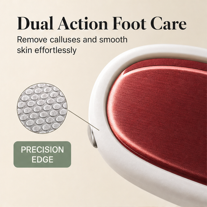Solvera – Dual-Sided Callus Remover &amp; Foot File + 50% OFF features