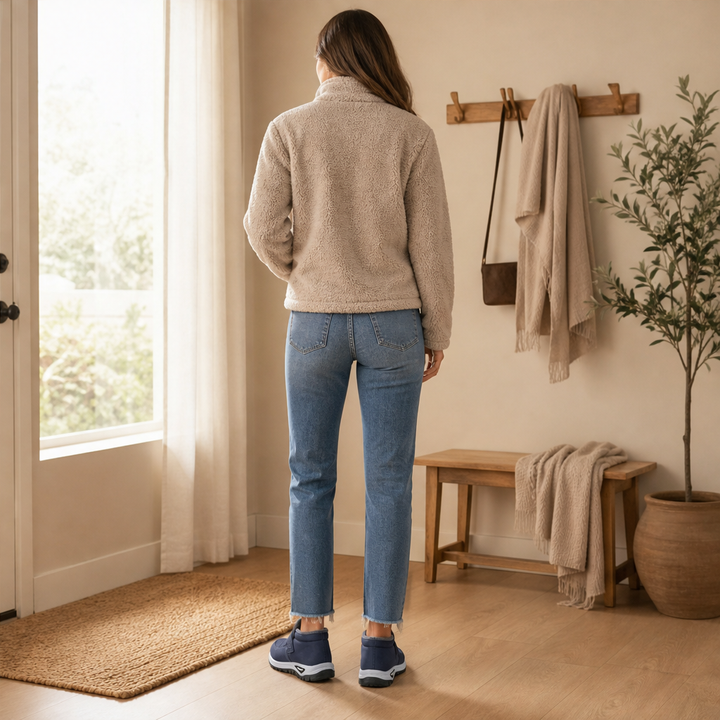 Warmtrek – Fleece-Lined Non-Slip Slip-On Winter Sneakers + 50% OFF lifestyle