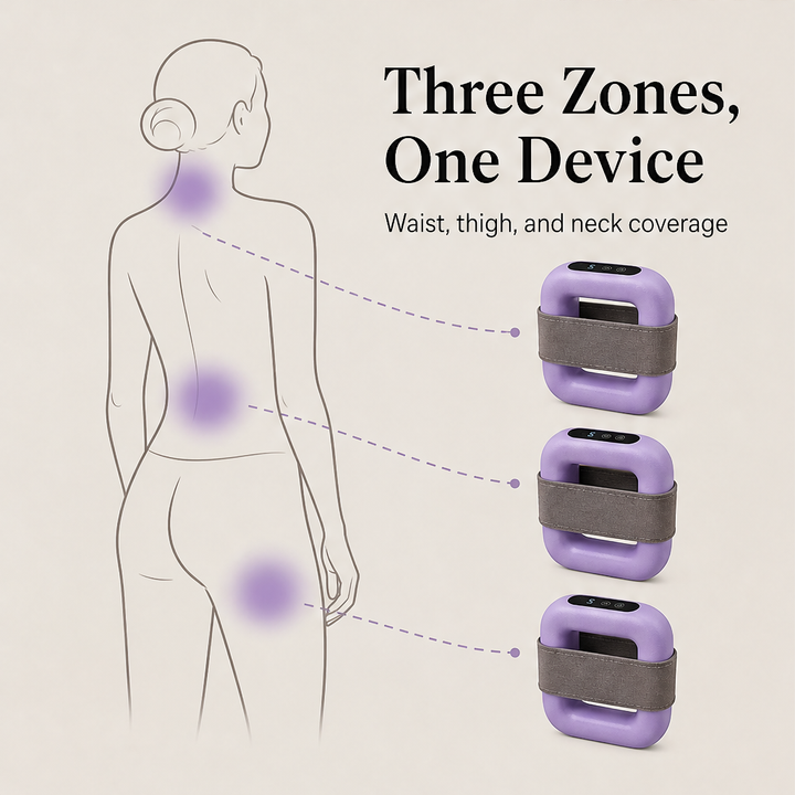 Fasciole – Hands-Free 5-Speed Fascia Ring Massager for Waist &amp; Thigh + 50% OFF detail