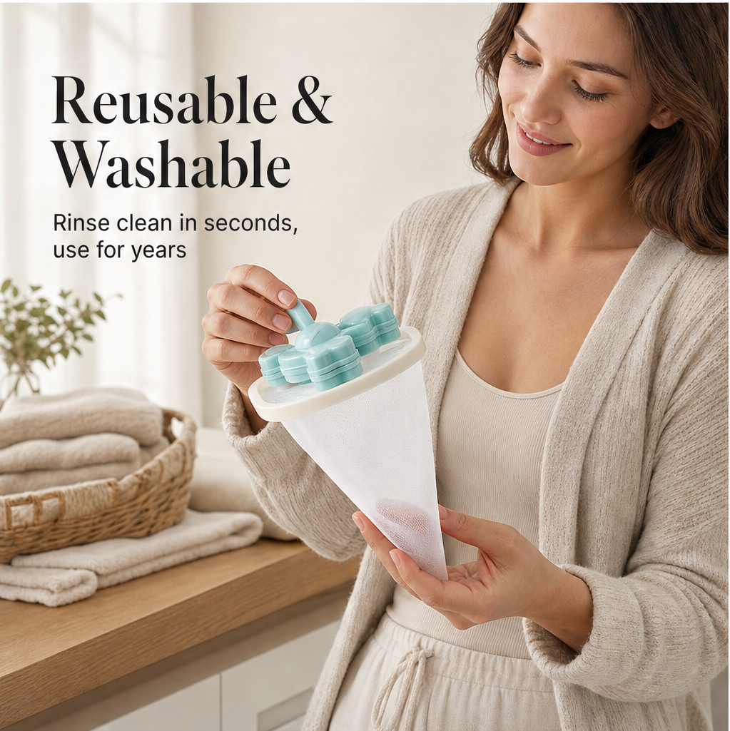 FurDrift – Floating Pet Hair &amp; Lint Catcher for Washing Machine + 50% OFF features