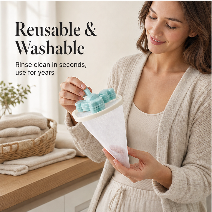 FurDrift – Floating Pet Hair &amp; Lint Catcher for Washing Machine + 50% OFF features